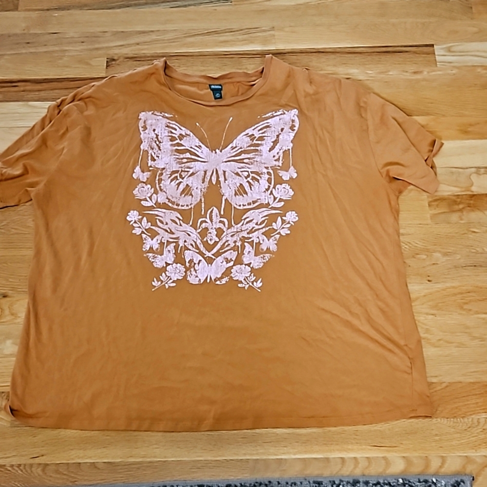 Brown Short Sleeve Shirt SZ XXL